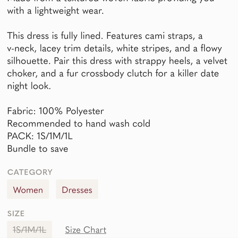 Slipdress with lace trim details and pinstripes. - Picture 6 of 6